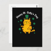 セントパティにとってかわいいハッピーセントキャティの日 ポストカード (正面/裏面)