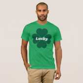 セントパティのシャムロック | green lucky clover tシャツ (正面フル)