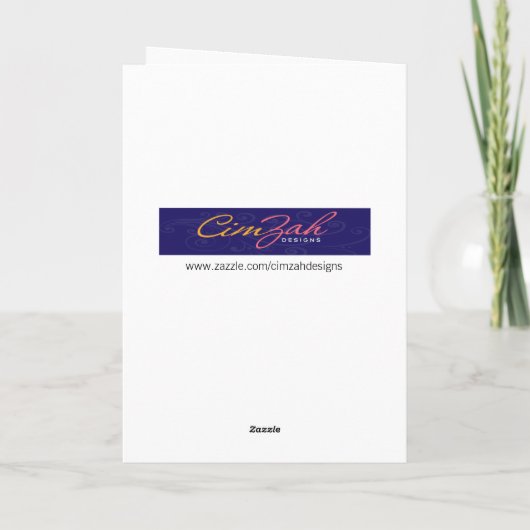 セントパティの日のカエルにグリーンを取る カード (裏面)