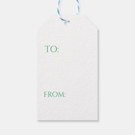 セントパティの日モノグラムクレストギフトラベル ギフトタグ (裏面)