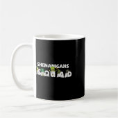 セントパティススクワッド格言St patricks dayシェナニガン コーヒーマグカップ (左)