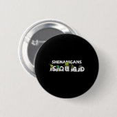 セントパティススクワッド格言St patricks dayシェナニガン 缶バッジ (正面&裏面)