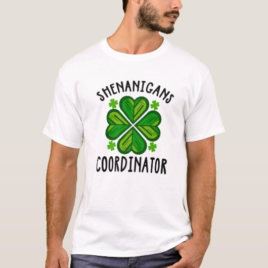 セントパティス先生St patricks dayシェナニガンコール Tシャツ (正面)