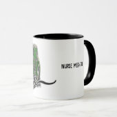 セントパテパーソナライズされたィーの日1幸運なナースプレゼント マグカップ (正面右)