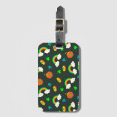 セントパディのパターン ラゲッジタグ (正面縦)