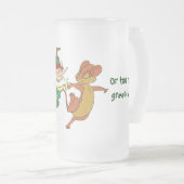 セントパディの奇妙なカップル フロストグラスビールジョッキ (正面右)