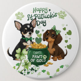 セントパディの日「パウト・オブ・ゴールド」 缶バッジ