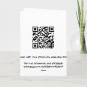 セントパディーズデイトップハット、シャムロック、シレラッグ カード (裏面)