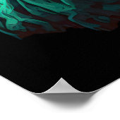 セントパディーズ・デイ・レプレシャン喫煙アパイプアイアート ポスター (角)