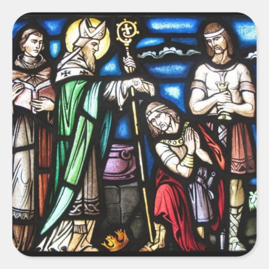 セントパトリックとその支持者 スクエアシール (正面)