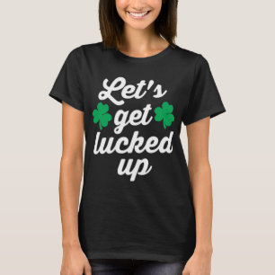 セントパトリックのおもしろいな日の上のLuckedをかわいい得よう Tシャツ