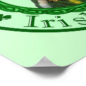 セントパトリックのアイリッシュスタウト ポスター (角)