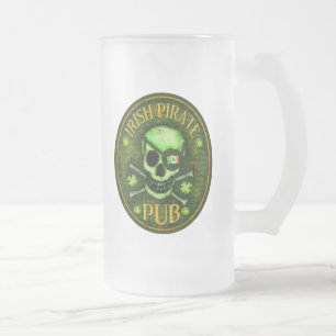 セントパトリックのアイルランドの海賊パブBeerMug/ステイン フロストグラスビールジョッキ
