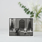 セントパトリックのカテドラルの郵便はがきのサンタ シーズンポストカード (スタンド正面)