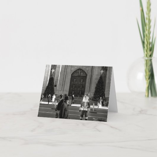 セントパトリックのカテドラルカードのサンタ シーズンカード (正面)