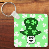 セントパトリックのキノコのキーチェーン キーホルダー (正面)
