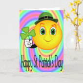 セントパトリックのグリーティングカード カード (黄色い花)