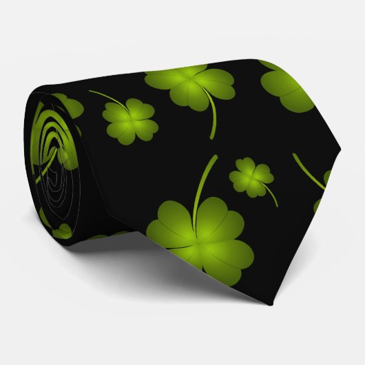 セントパトリックのシャムロックのタイ ネクタイ (ロール)