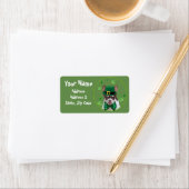 セントパトリックのチワワ犬の出荷ラベル ラベル (インサイチュ)