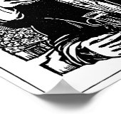 セントパトリックのデイウッドブロックプリント ポスター (角)