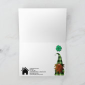 セントパトリックのデイエステート実在不動産仲介業者の参照 サンキューカード (内部)