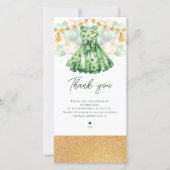 セントパトリックのデイガール誕生日 サンキューカード (正面)