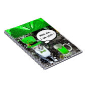 セントパトリックのデイキャットとグリーンアイリッシュビール ノートブック (右側)