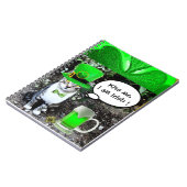 セントパトリックのデイキャットとグリーンアイリッシュビール ノートブック (左側)