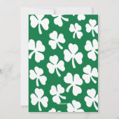 セントパトリックのデイキャットパーティー シーズンカード (裏面)