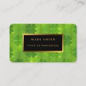 セントパトリックのデイクローバー4リストコレクショモダンン 名刺 (正面)