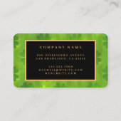 セントパトリックのデイクローバー4リストコレクショモダンン 名刺 (裏面)