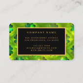 セントパトリックのデイクローバー4リストコレクショントレンディー 名刺 (裏面)