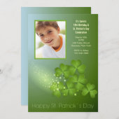 セントパトリックのデイシャームロック招待状 招待状 (正面/裏面)
