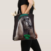 セントパトリックのデイドレスのアフガン犬 トートバッグ (クローズアップ)