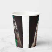 セントパトリックのデイドレスのアフガン犬 紙コップ (左)