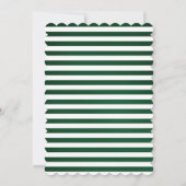 セントパトリックのデイハットシャムロック金ゴールドベビーシャワー 招待状 (裏面)