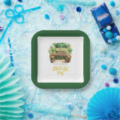 セントパトリックのデイパブパーソナライズされたウォーターカラー ペーパープレート (パーティー)