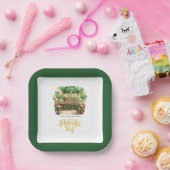 セントパトリックのデイパブパーソナライズされたウォーターカラー ペーパープレート (パーティー)