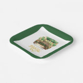 セントパトリックのデイパブパーソナライズされたウォーターカラー ペーパープレート (傾斜あり)