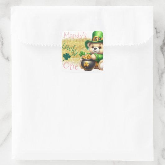 セントパトリックのデイベア金ゴールド誕生日ラッキーワン スクエアシール (バッグ)