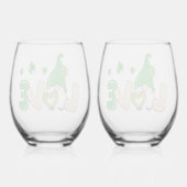 セントパトリックのデイラブ格言 ステムなしワイングラス (裏面)