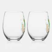 セントパトリックのデイラブ格言 ステムなしワイングラス (右)