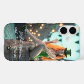 セントパトリックのデイ美しいが樽の上に座る Case-Mate iPhoneケース (裏面 (横))