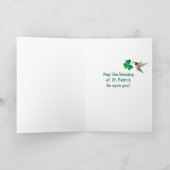 セントパトリックのハミングバード シーズンカード (内部)