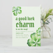セントパトリックのパティベイビーシャワーパーティー招待状 招待状 (スタンド正面)