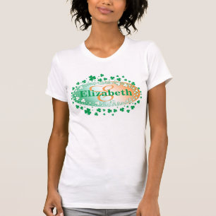 セントパトリックのパーソナライズな日、幸運なシャムロック Tシャツ