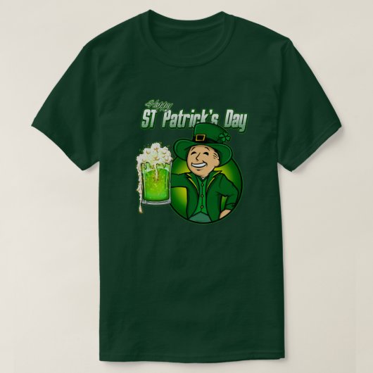 セントパトリックのビールTシャツ Tシャツ (デザイン正面)