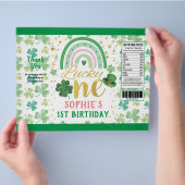 セントパトリックのピンクラッキーワンチップバッグラッパー チラシ (手)