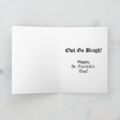 セントパトリックのフクロウ カード (内部)