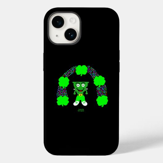 セントパトリックのフランケンチーズアップルiPhone 14ケース Case-Mate iPhoneケース (裏面)